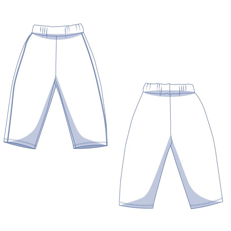 Digital Pattern: Pixel Trousers for kids | Fibre Mood