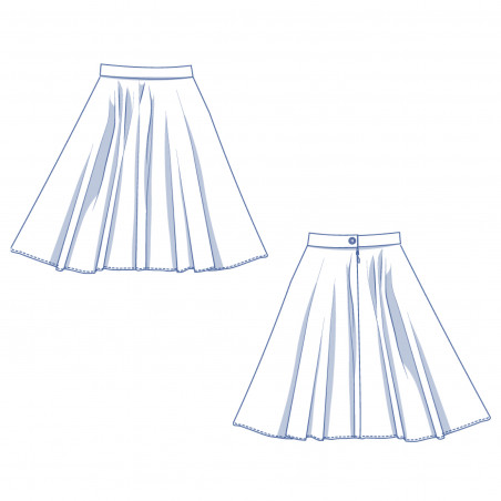 Claudie Skirt PDF pattern